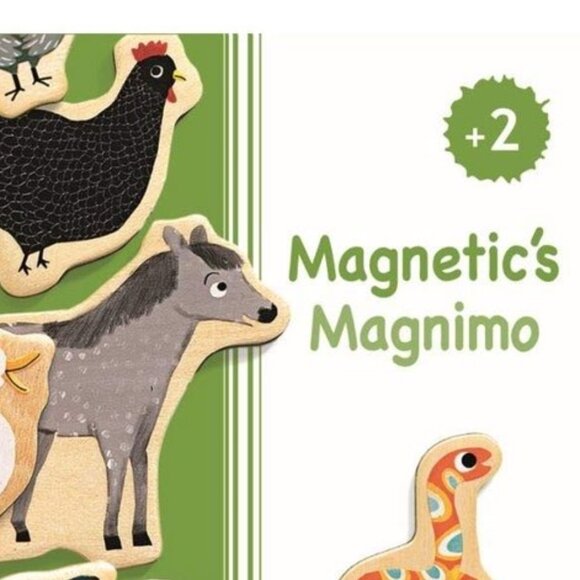 New Sealed Djeco Magnimo Wooden Magnetic Animals for 2 Years Plus - Picture 4 of 15